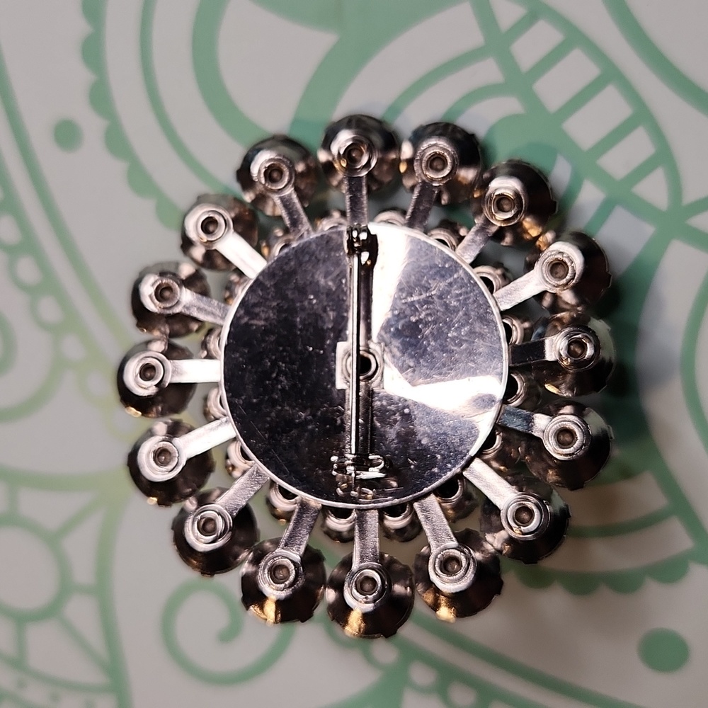 Vintage Rhinestone Brooch - Picture 2 of 3